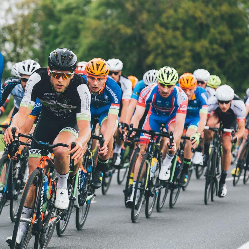 Foto eines Radrennens